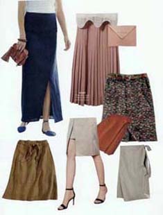 Pencil skirts, maxi skirts, and pleats for 2016 Fashions